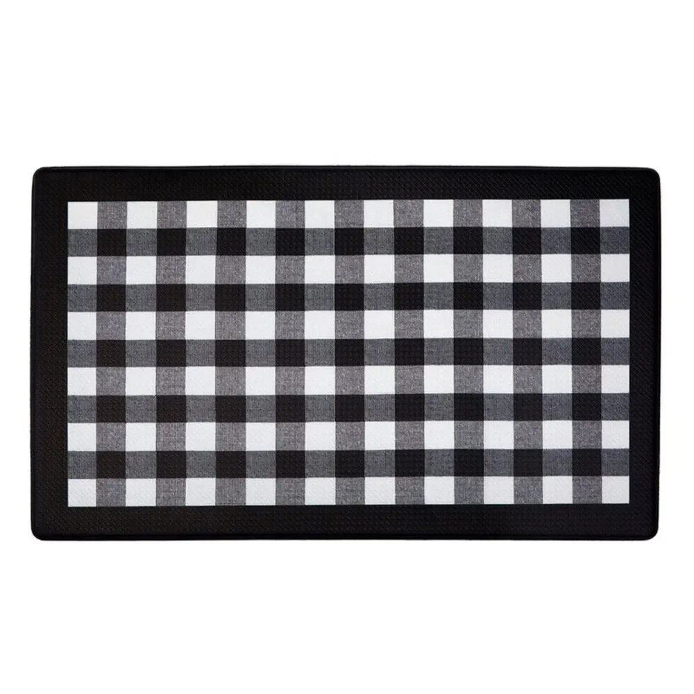Achim Home Furnishing: Buffalo Grey Plaid Modern Window Curtain Panel : 18